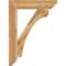 Ekena Millwork Legacy Slat Rough Sawn Bracket, Western Red Cedar, 6"W x 34"D x 46"H BKT06X34X46LEC06RWR - alternate 4